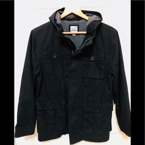 Boys Old Navy Perfect Black Utility Jacket XL